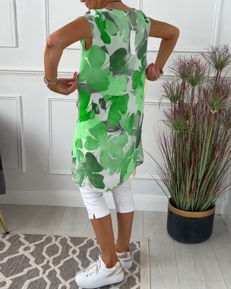 KLARISSA I LANGE BLUMENBLUSE