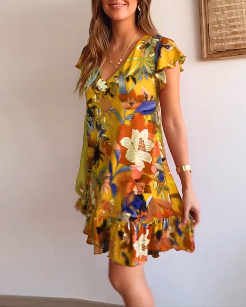 Coraline™ – Florales Kleid für mühelose Eleganz