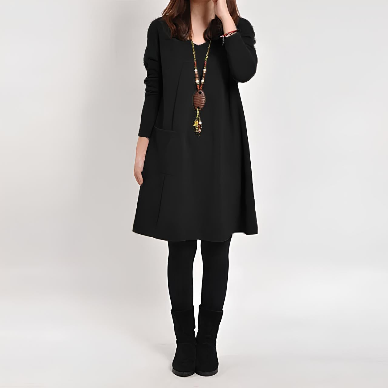 ILONA I KLASSISCHES PULLOVERKLEID