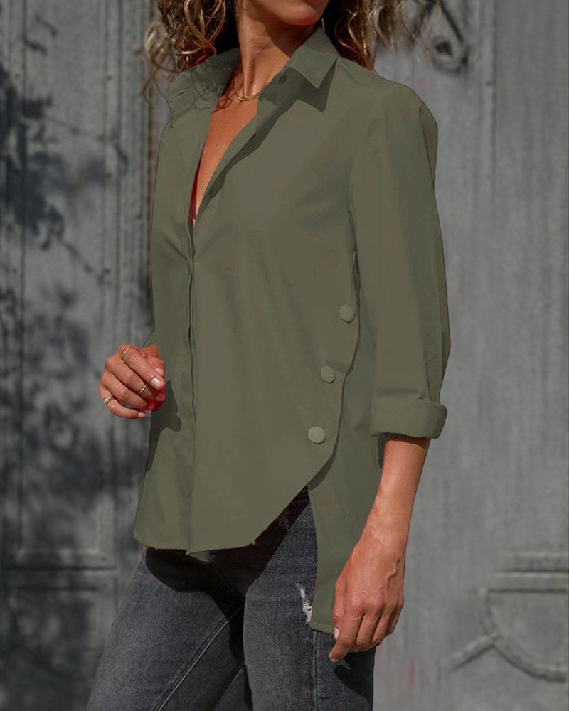 Vielseitige helle Bluse