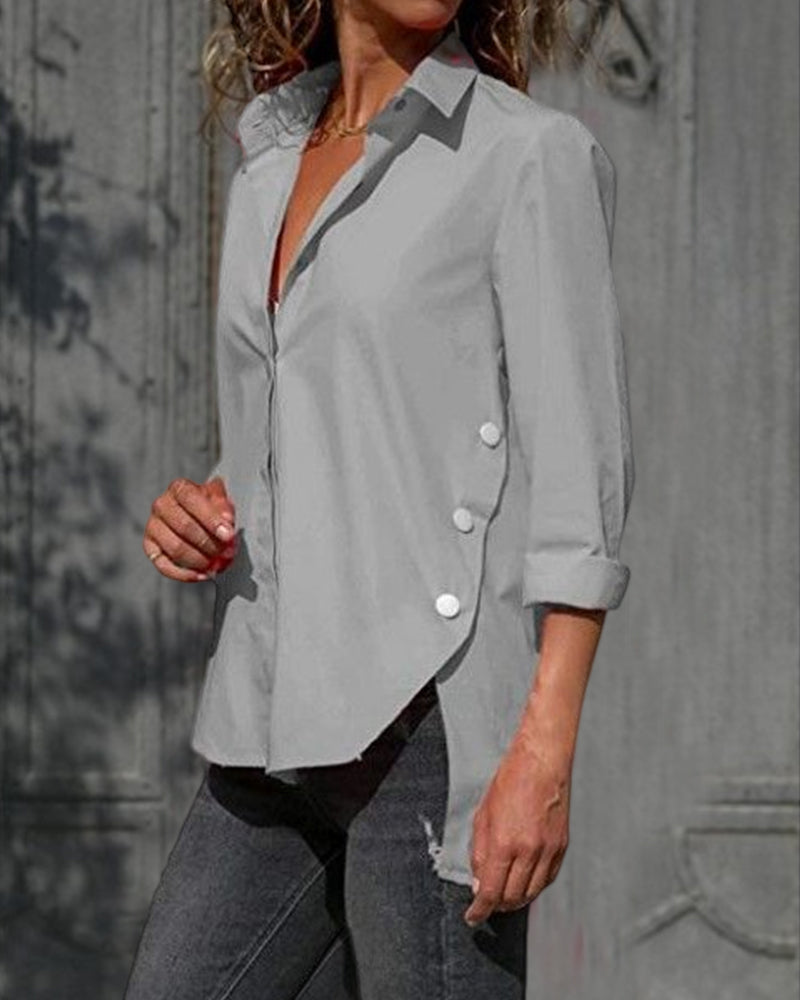 Vielseitige helle Bluse