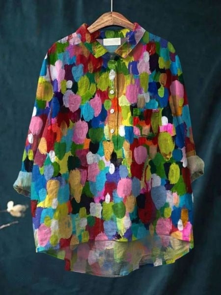 SERAPHINA I RETRO-BLUMENBLUSE