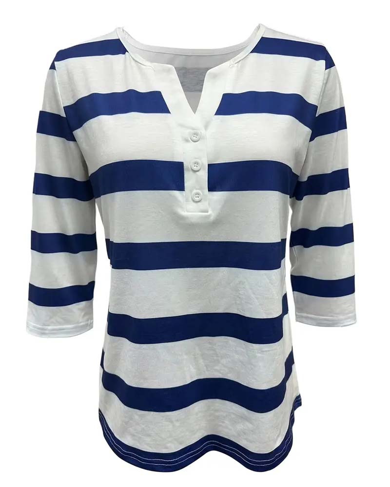 ANNALENA I ELEGANTE GESTREIFTE BLUSE