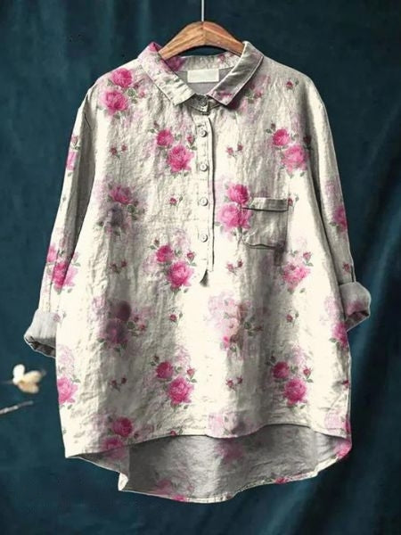 SERAPHINA I RETRO-BLUMENBLUSE