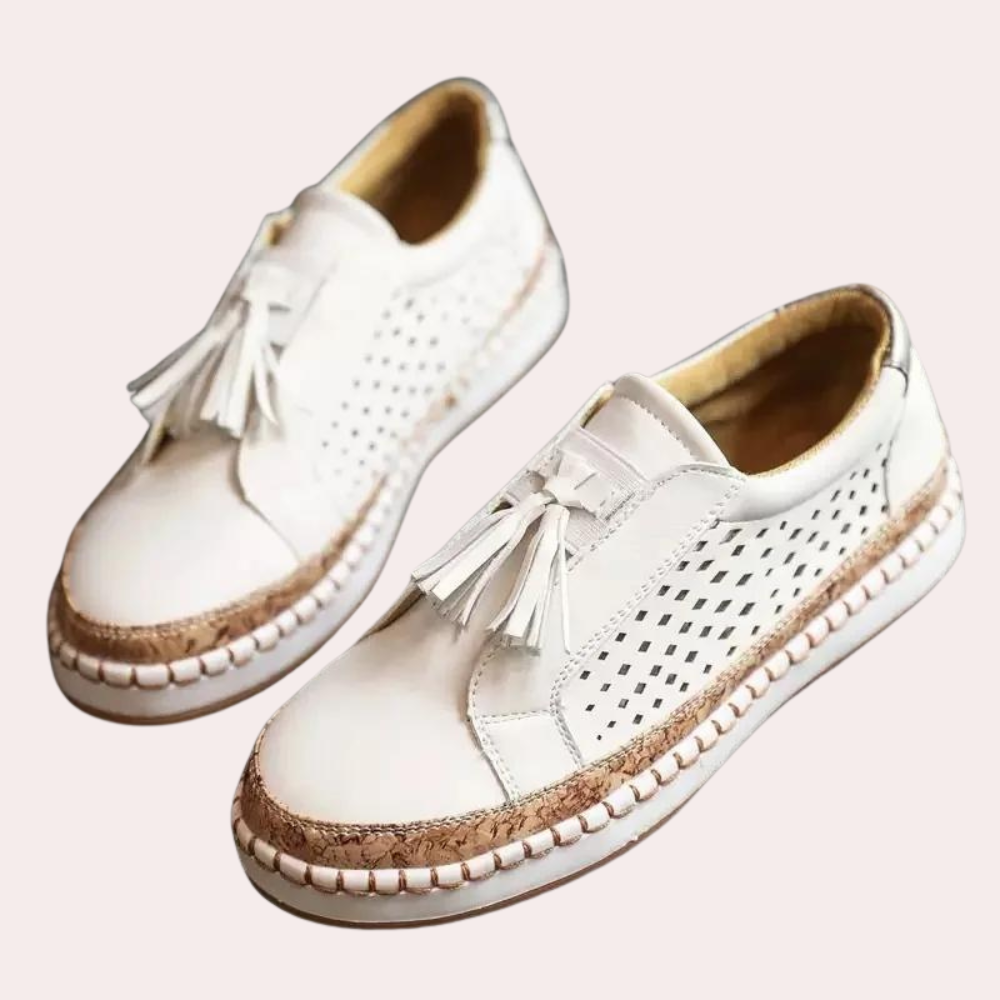 Atmungsaktive Damen Turnschuhe - Elegante Weiße Sneaker für Komfort und Stil