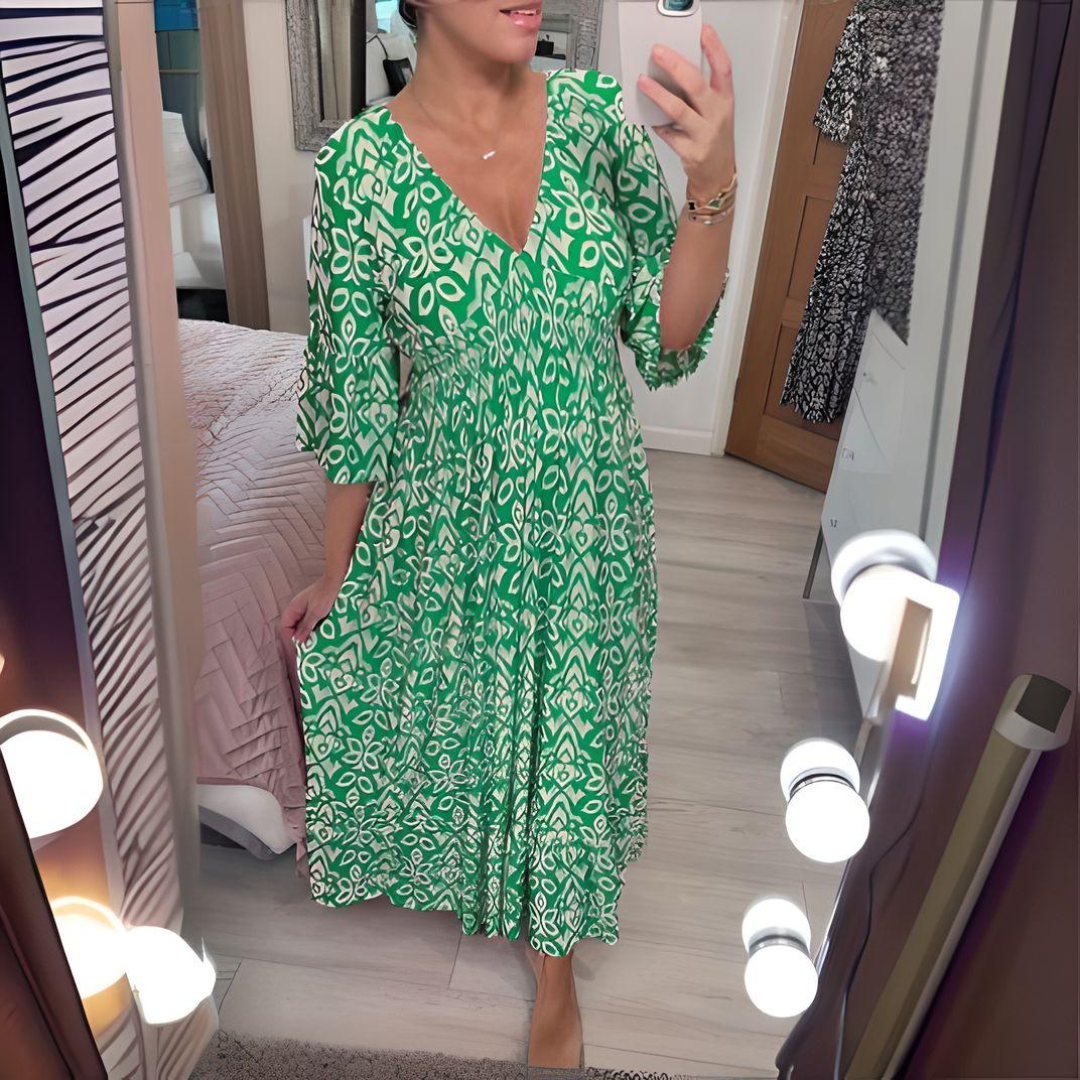 Annie | Boho-Kleid Leichter Stoff, Lässiger Chic