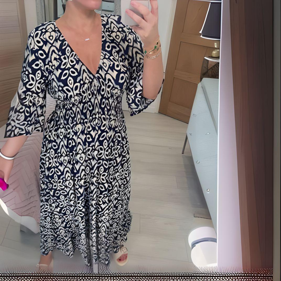 Annie | Boho-Kleid Leichter Stoff, Lässiger Chic