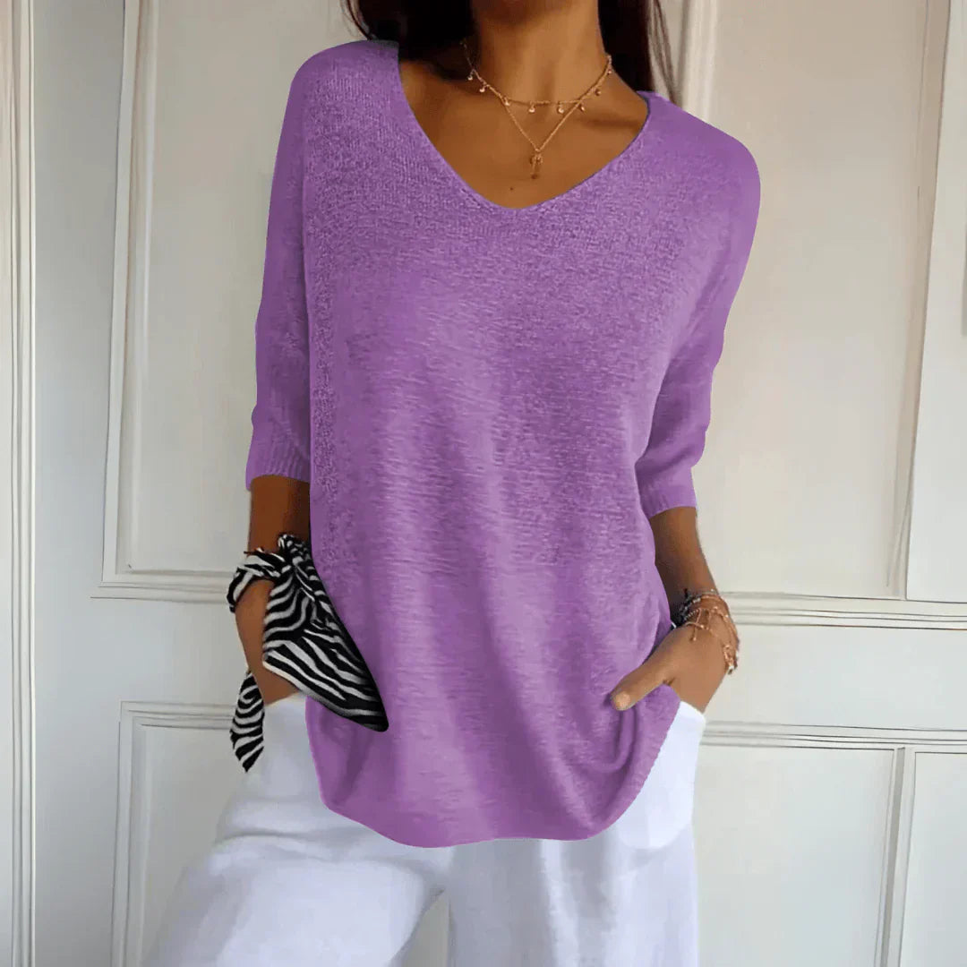 Azure™ - Entspannt Elegantes Top