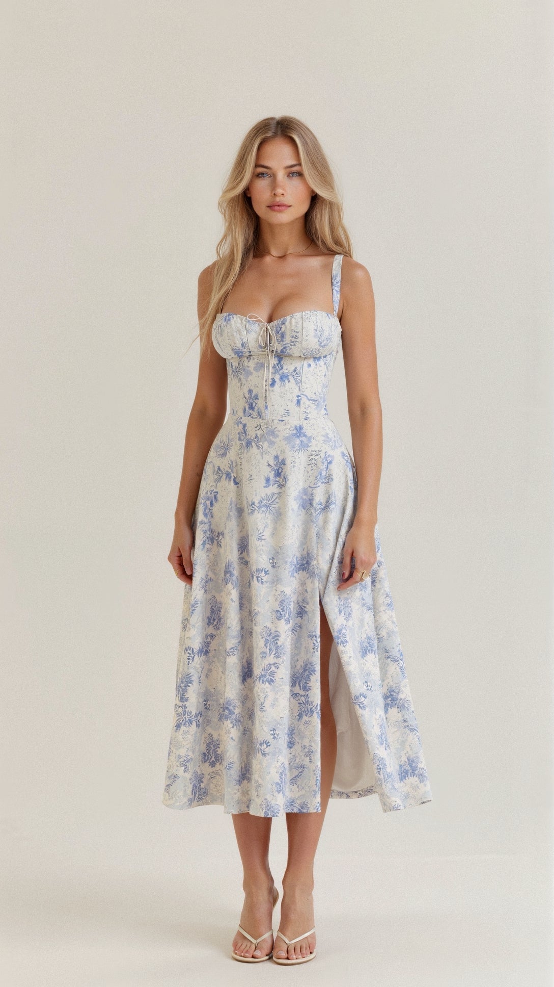 JOSMARA I ELEGANTES KLEID MIT SCHLITZ