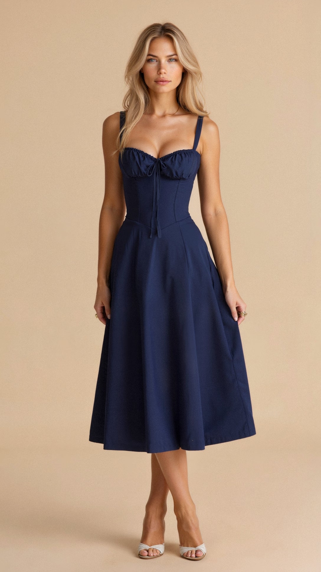 JOSMARA I ELEGANTES KLEID MIT SCHLITZ