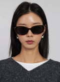 Jewel Slim Oval Fashion Sonnenbrille IJ508