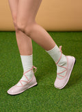 Tie Leg Ballettflats IJ430