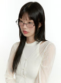 Chic Quadratische Metallbrille CL426