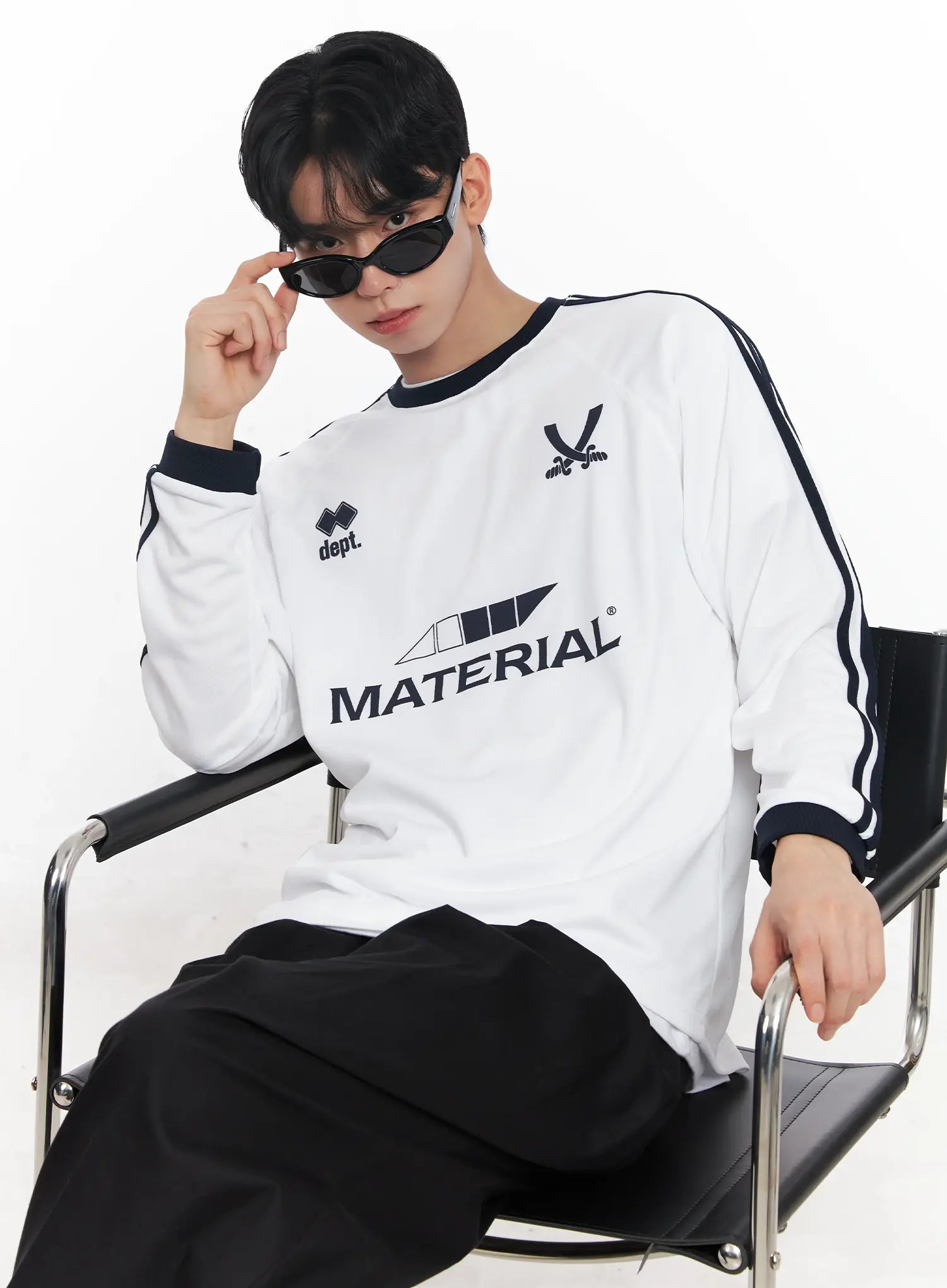 Sonnenbrille mit Akzentfarbe