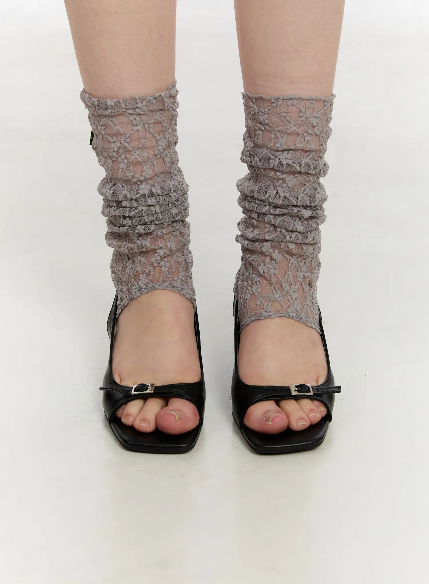 Schnallenriemen Kitten Heels Sandalen CA507