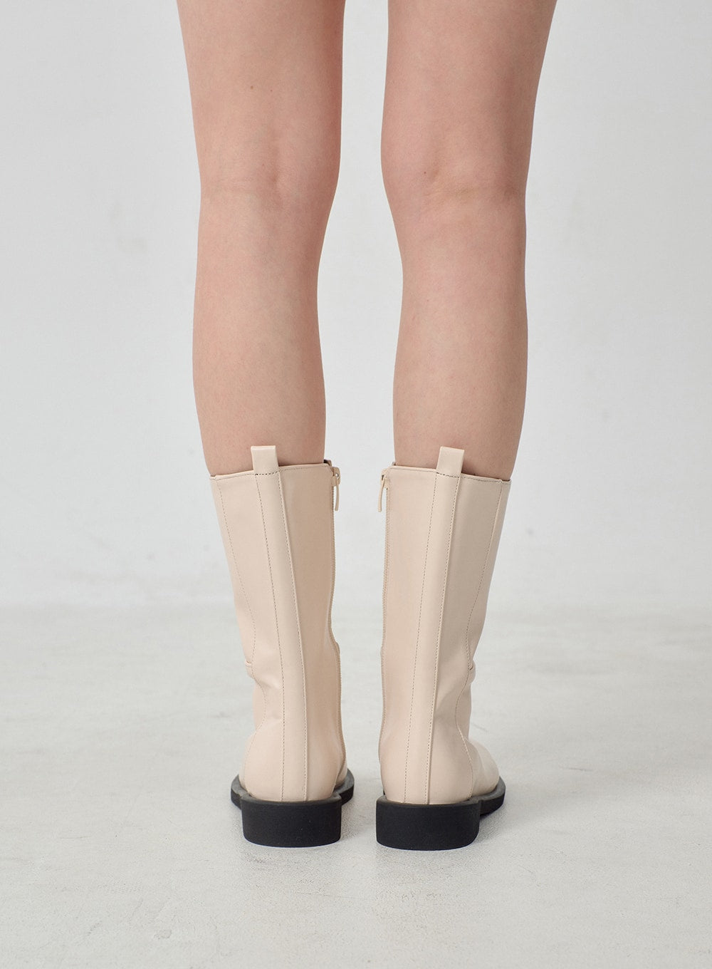 Mid-Calf Seitenreißverschluss Stiefel OJ300