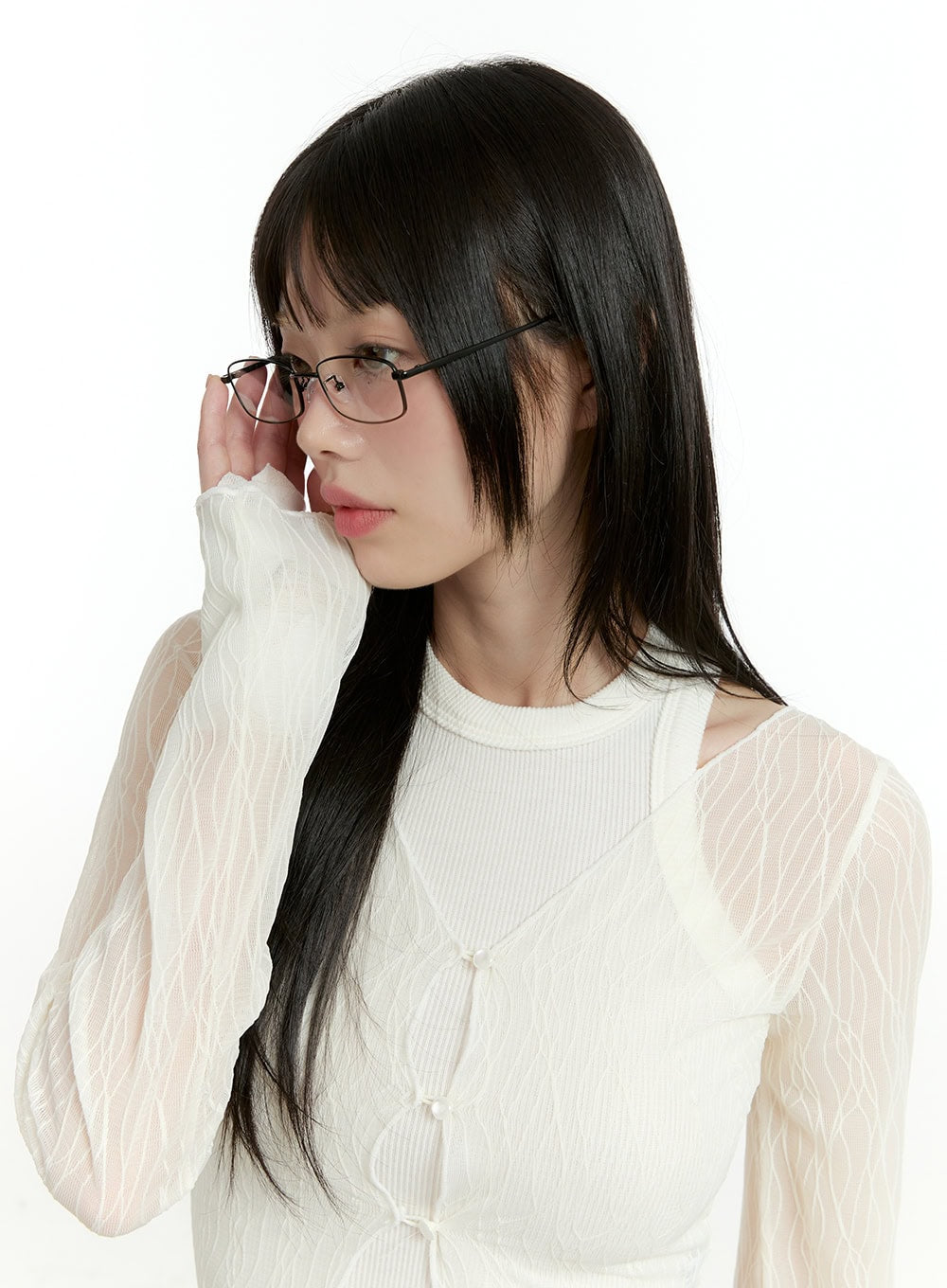 Chic Quadratische Metallbrille CL426