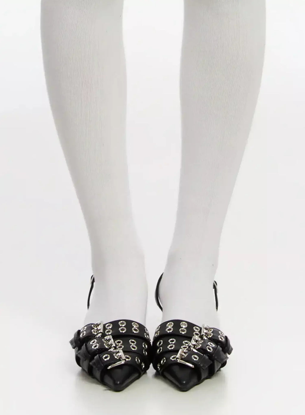 Stylische Schnalle Stiletto Absätze IM530