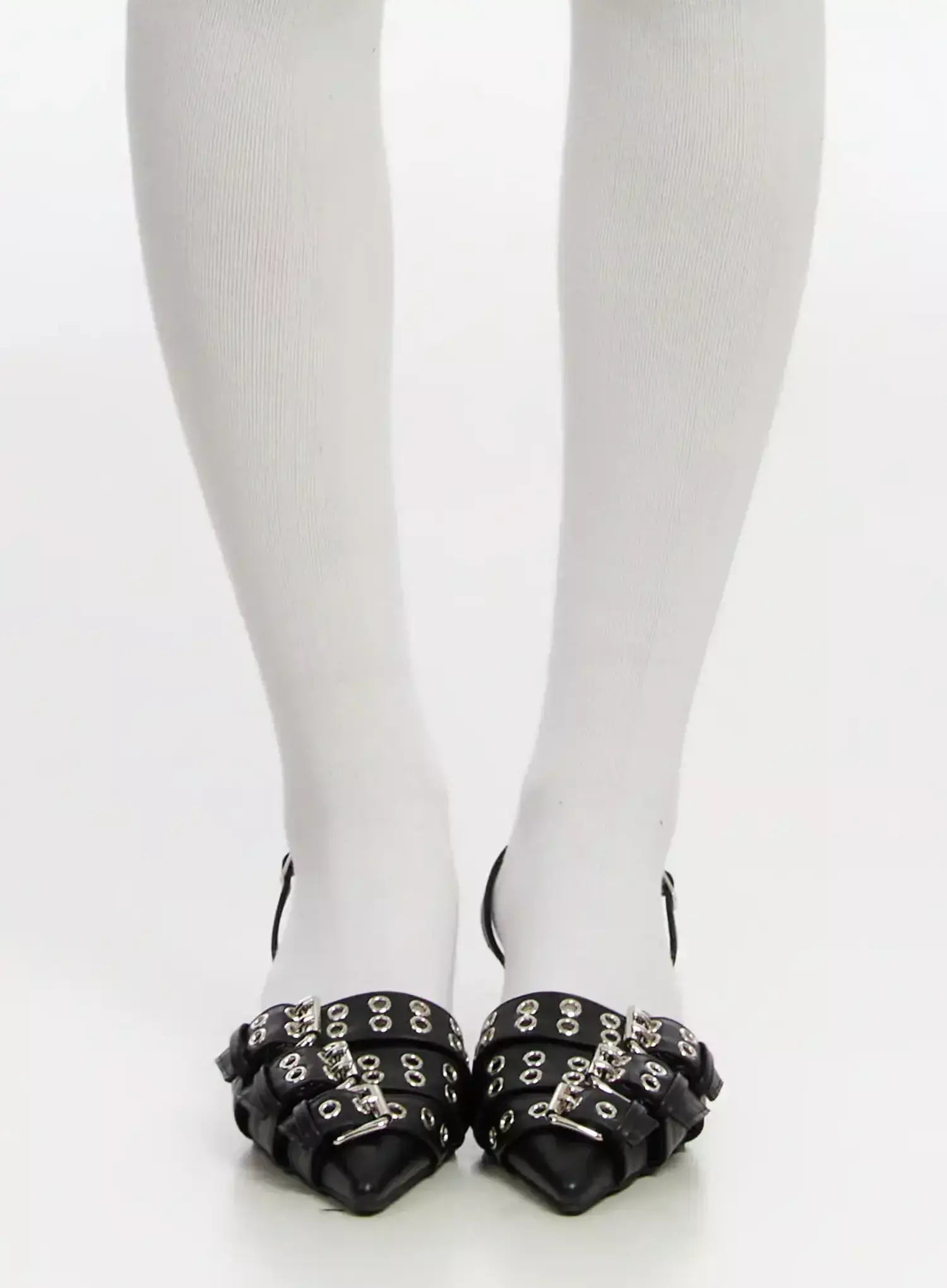 Stylische Schnalle Stiletto Absätze IM530