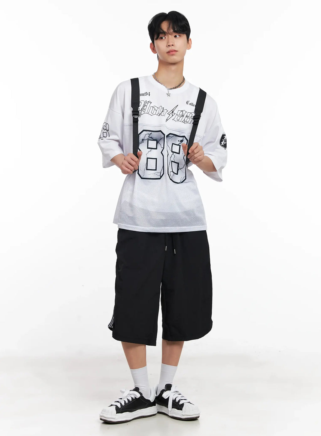Herren Mesh Drawstring Rucksack IL501