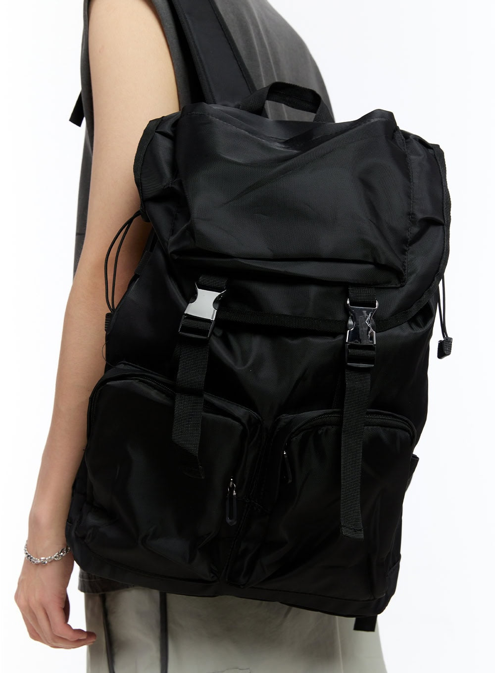 Herren Schnallen Rucksack IY530