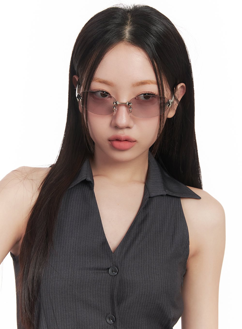 Ovales Rahmen-Sonnenbrille CA518