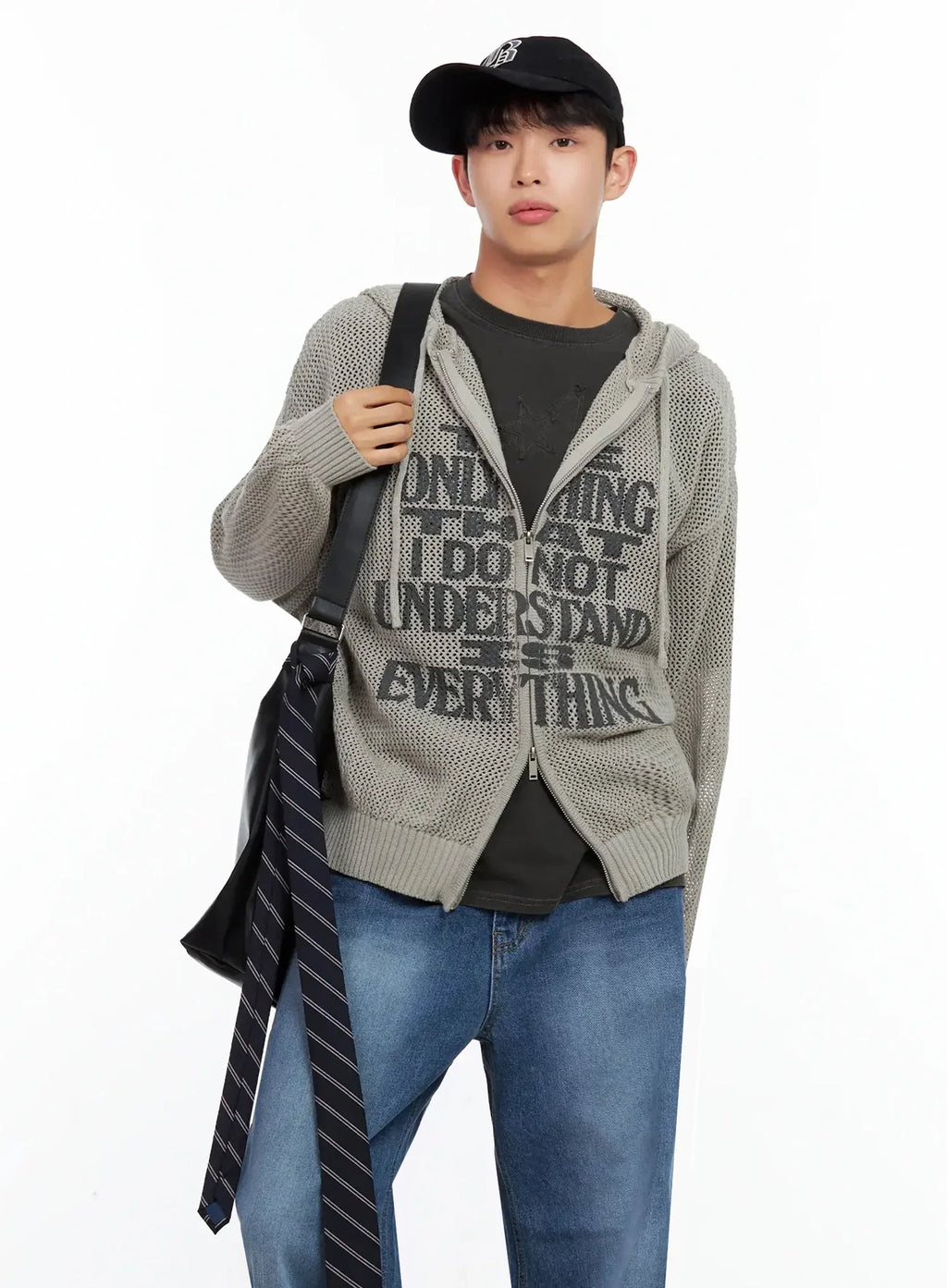 Herren Oversized Crossbody Schultertasche IL516