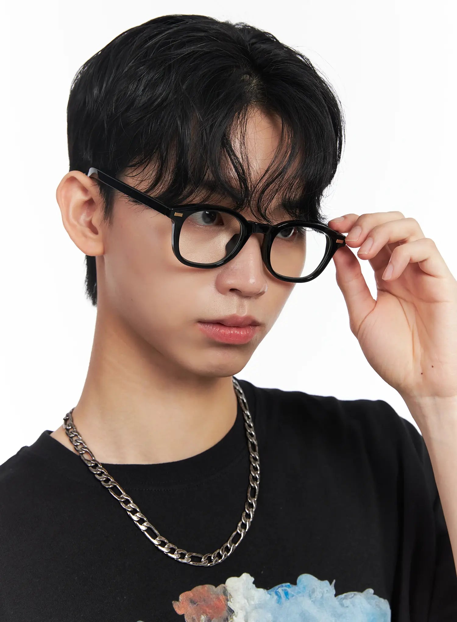 Zeitlose Schwarze Brille