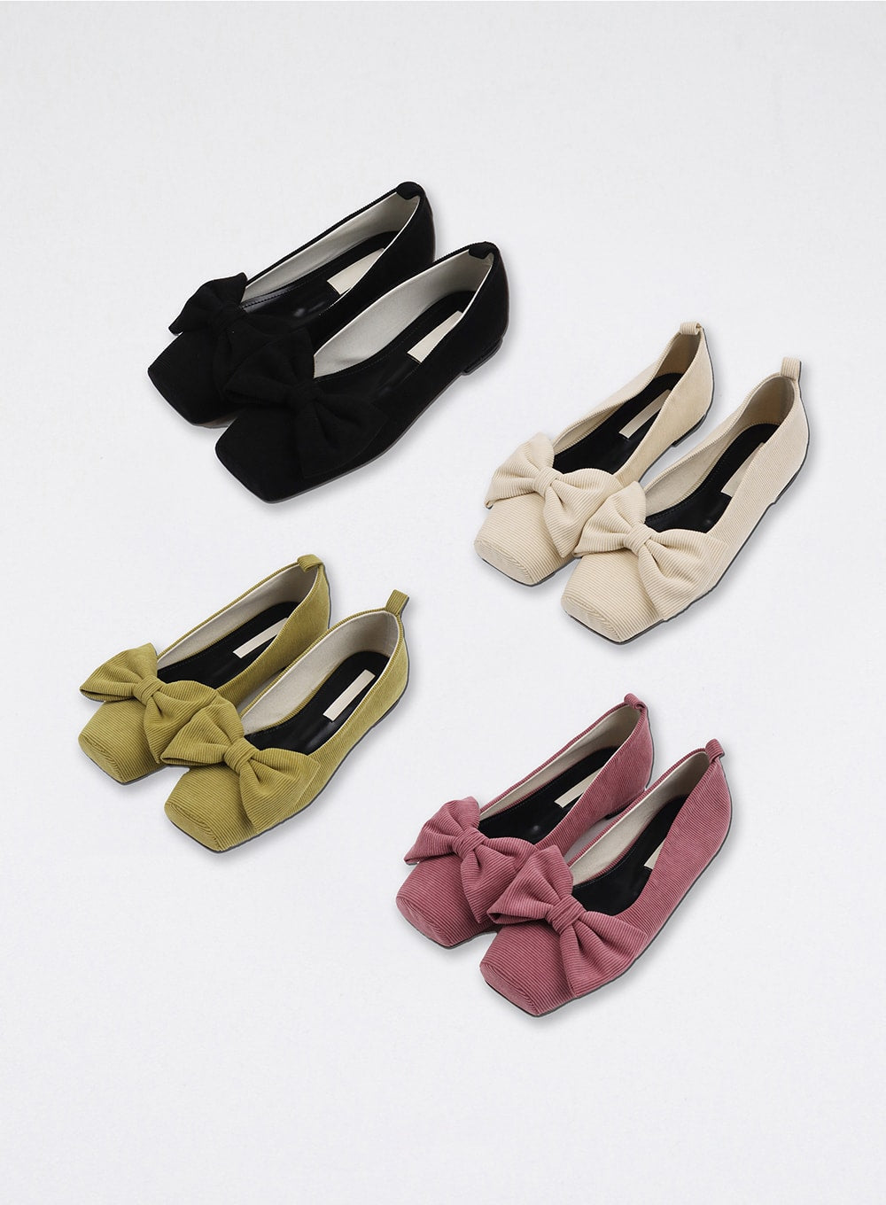 Große Schleifen Ballerinas OJ405
