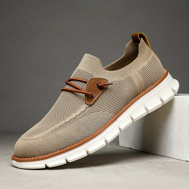 Adam Herren Sneaker – Leicht, Rutschfest, Bequemer Slip-On Sportschuh