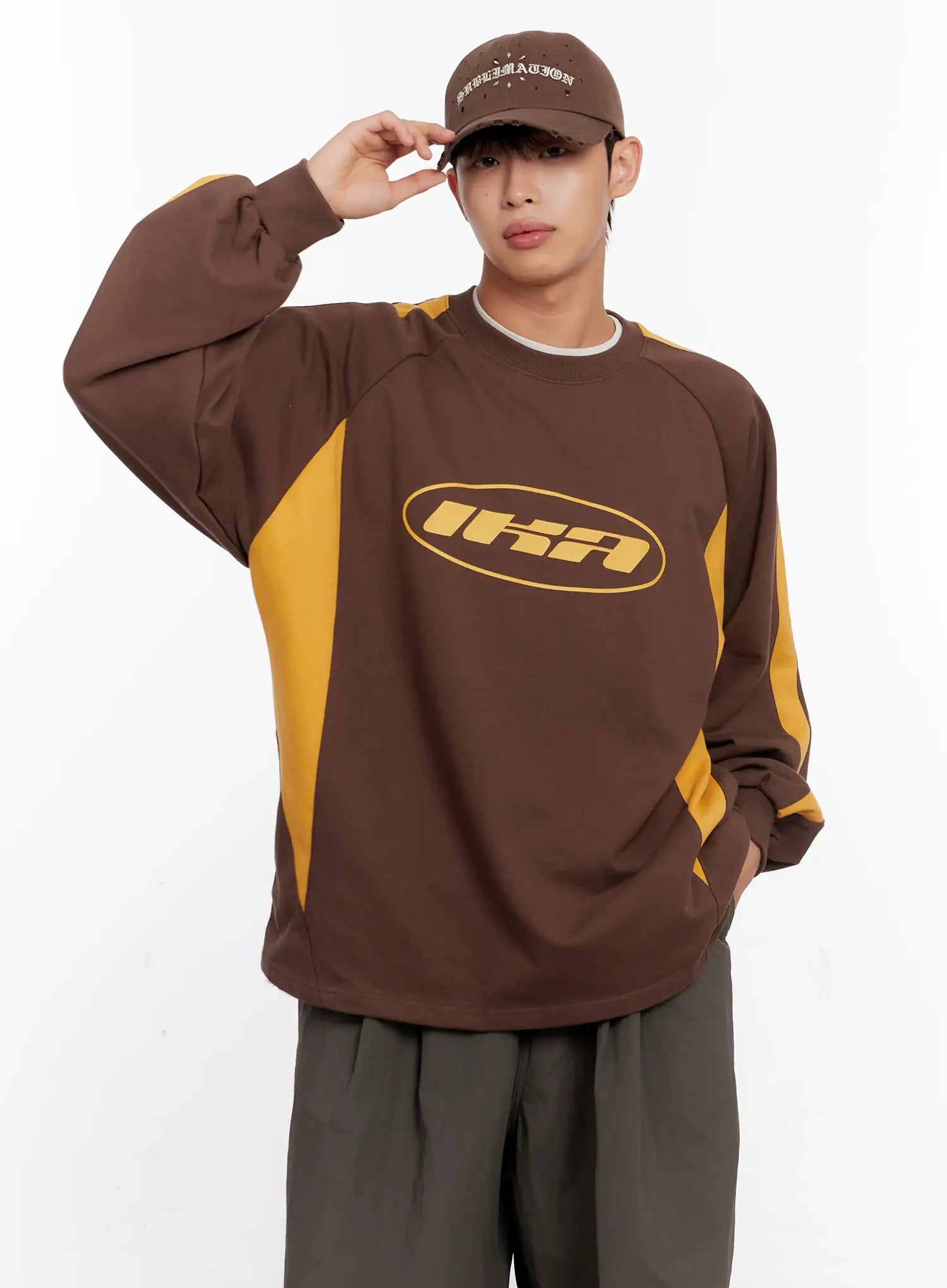 Street Style Bestickte Baseballmütze IO523