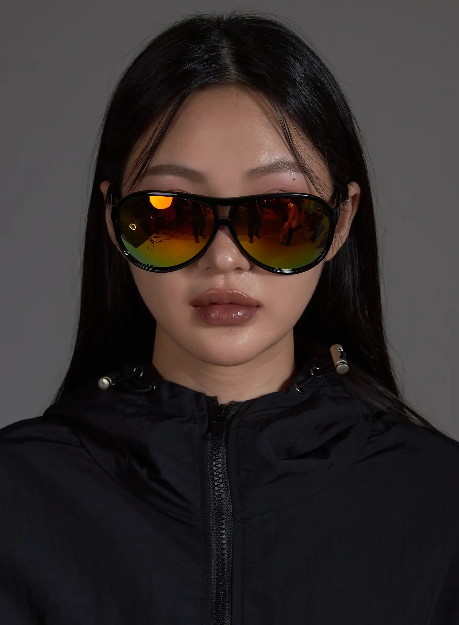 Reflektierende Elegante Mode Sonnenbrille IO517