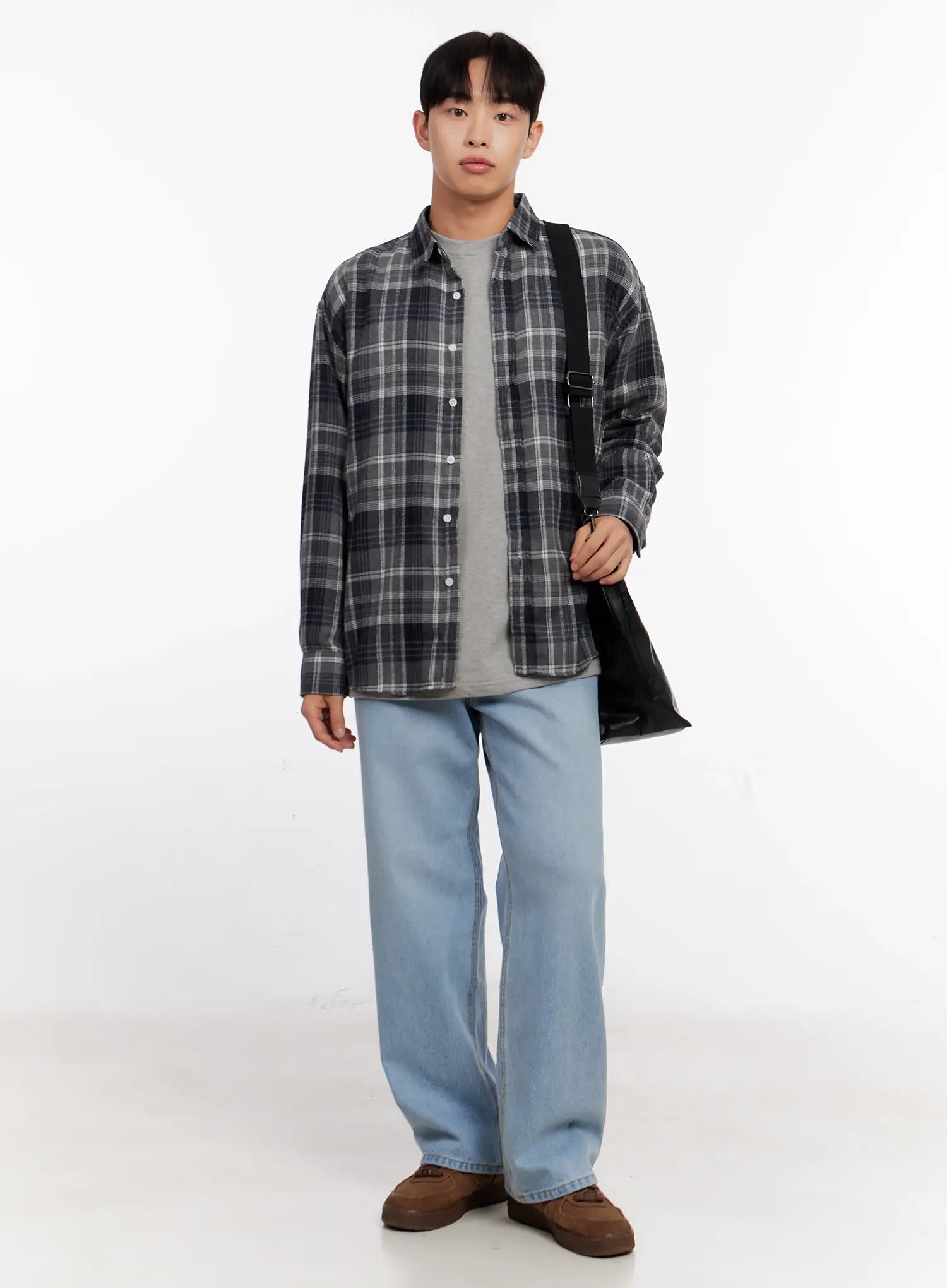 Faux-Leder Umhängetasche IO528