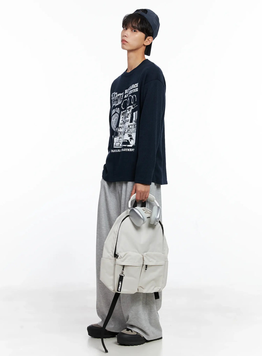 Lässiger Zwei-Taschen-Rucksack IS519