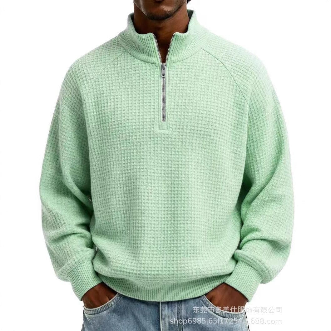 André | Ferran Waffle Quarter-Zip Pullover