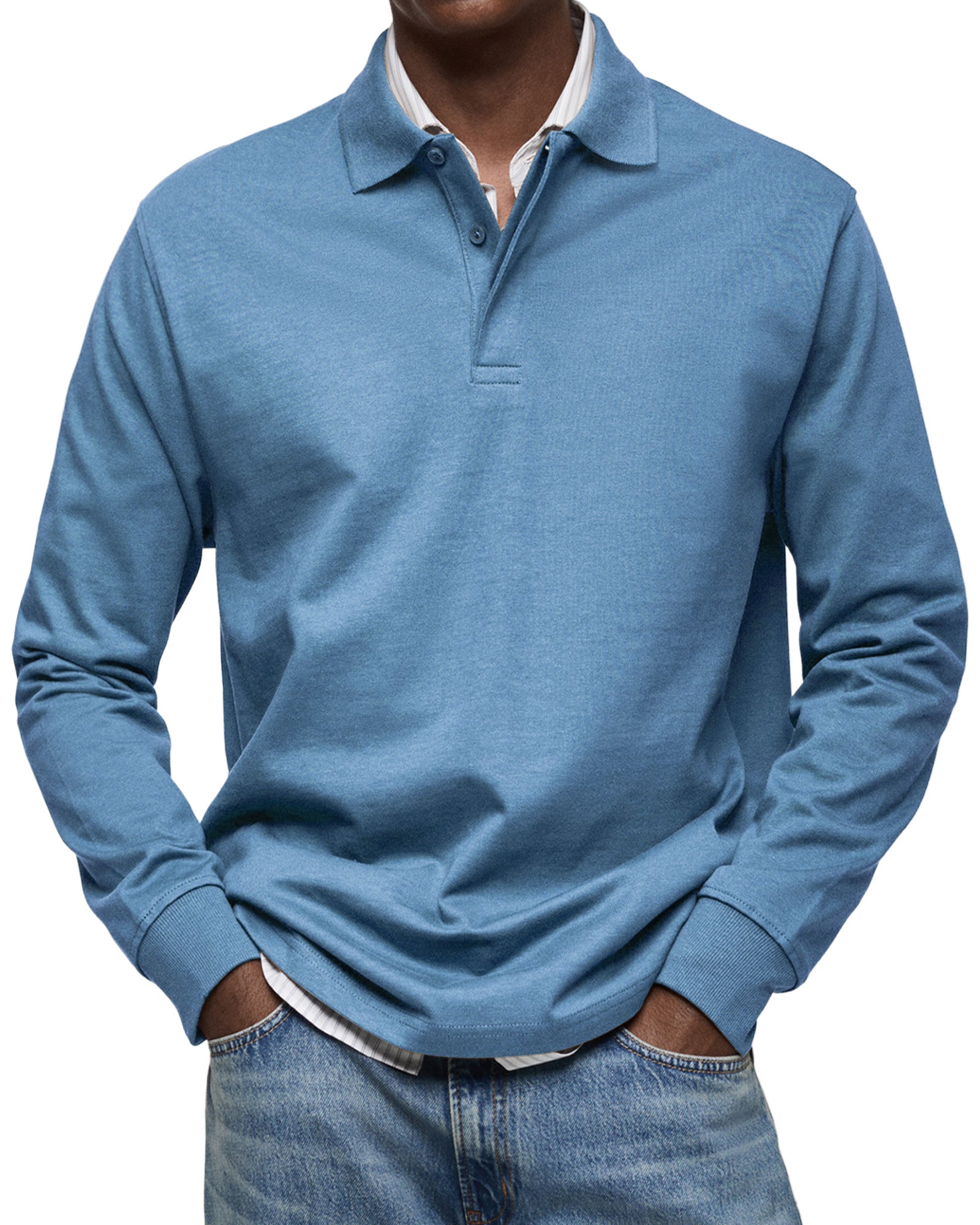 Conrad | LUXURIÖSES POLOSHIRT MIT LANGEN ÄRMELN