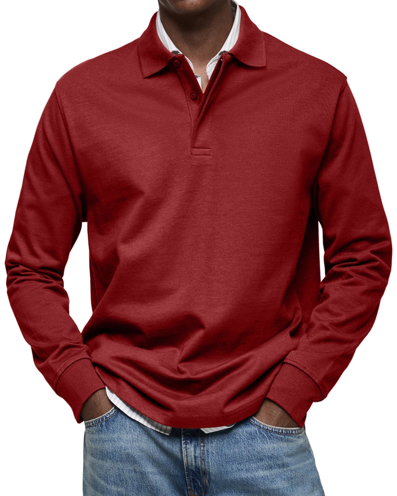 Conrad | LUXURIÖSES POLOSHIRT MIT LANGEN ÄRMELN