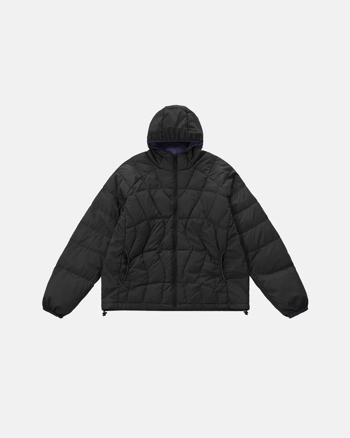 Streetwear Ultra-Leichte Kapuzen-Daunenjacke
