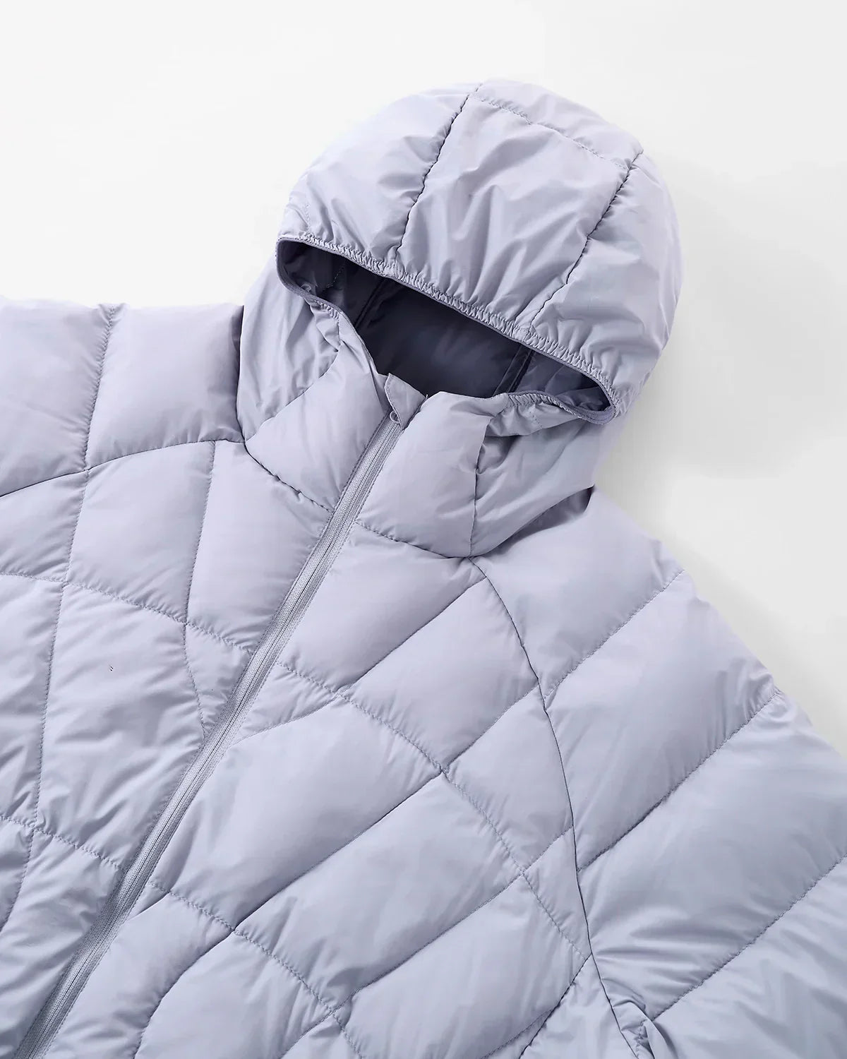 Streetwear Ultra-Leichte Kapuzen-Daunenjacke