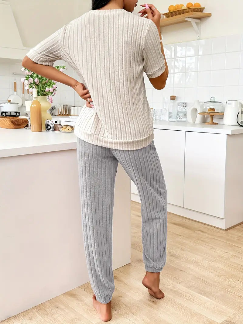 Einsatz Pyjama Amore Aus Rippvelours