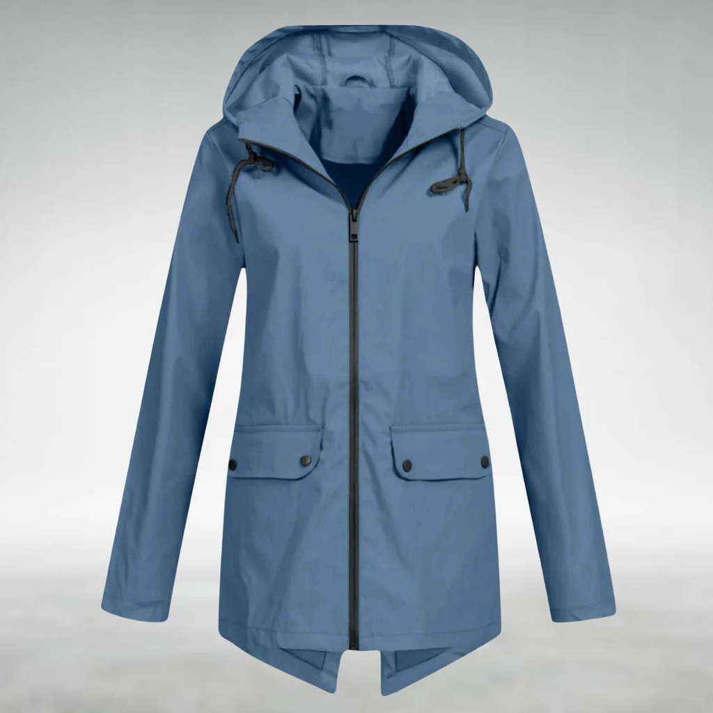 Jalena – Wasserdichte Kapuzenjacke mit Taschen