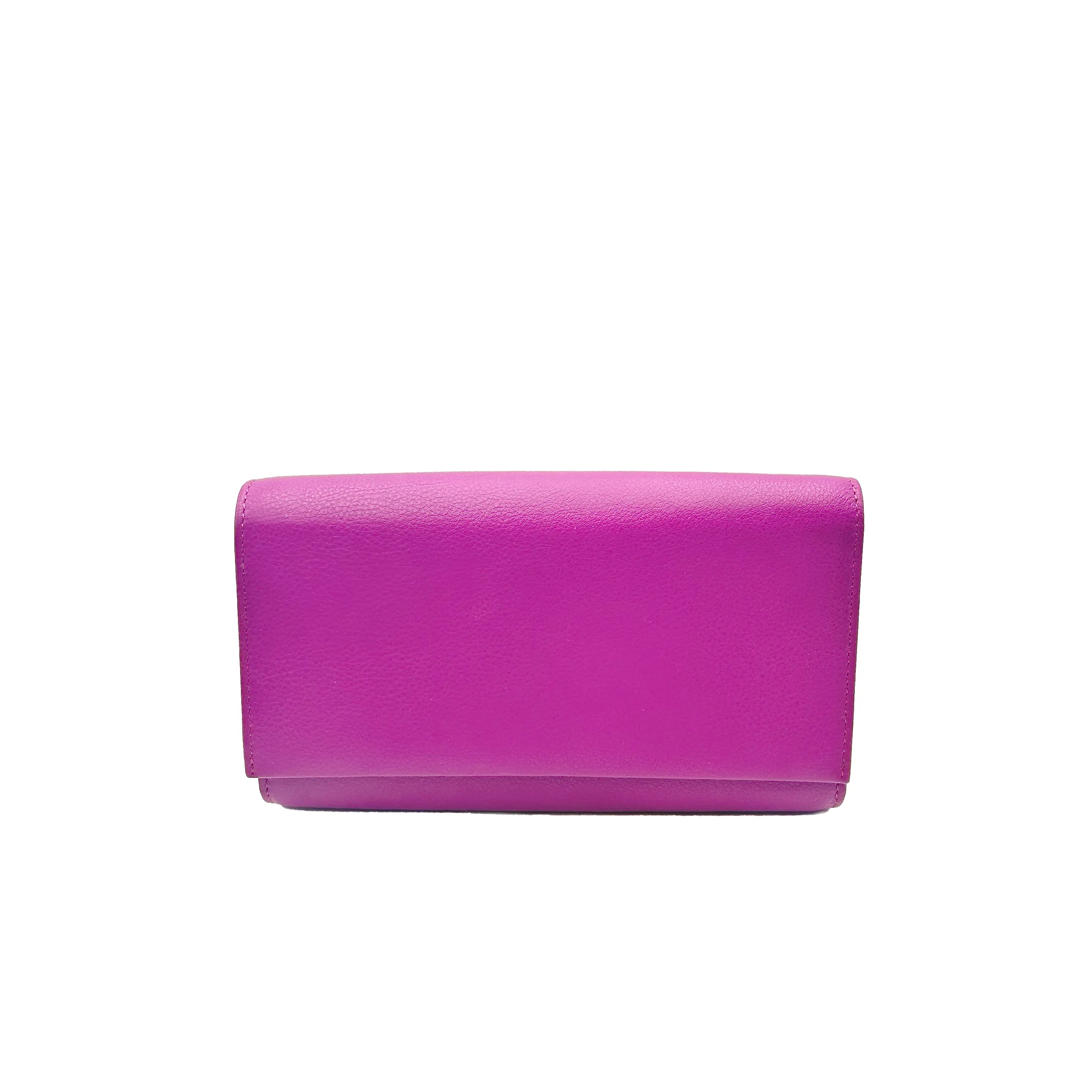 155 Damenbörse Fuchsia/Blau