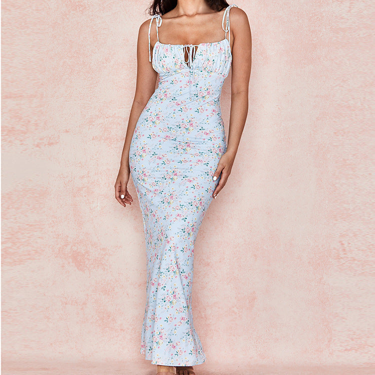 Sommerkleid mit Blumendruck