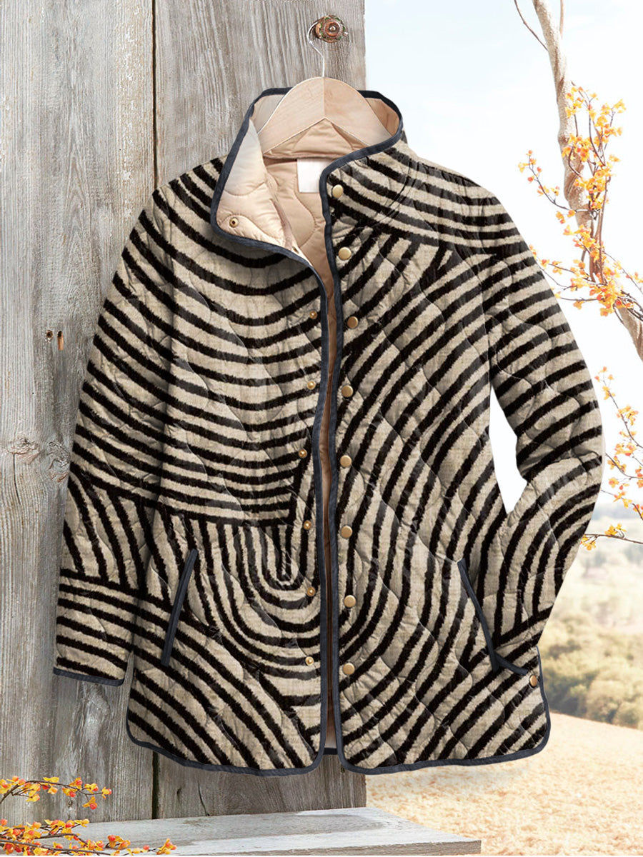 Lila - Elegante Retro-Jacke