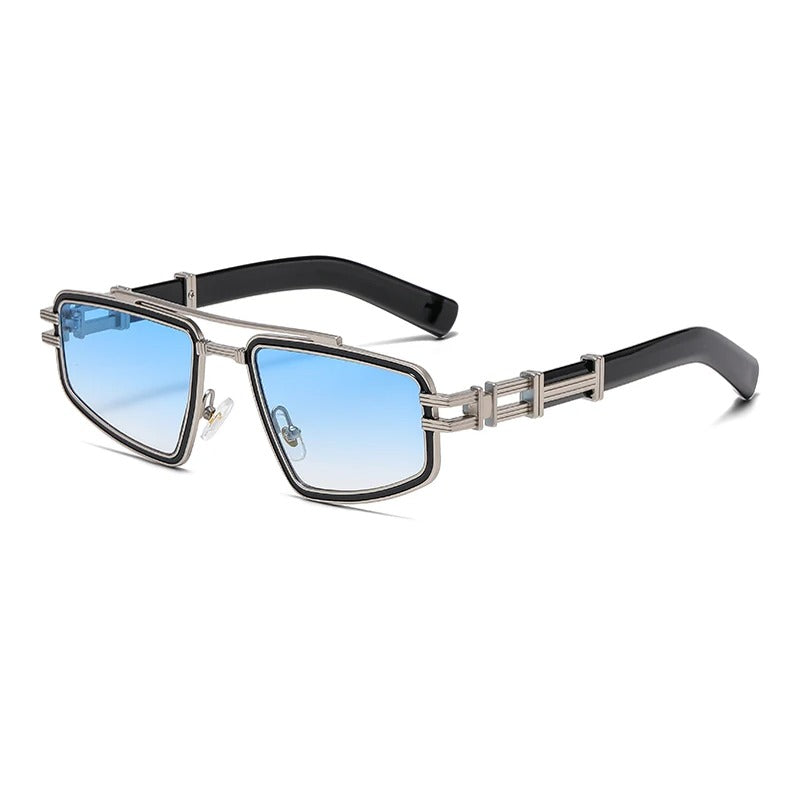 Leelaine | Bold Shield Square Frame Luxury Sunglasses – UV400 Protection