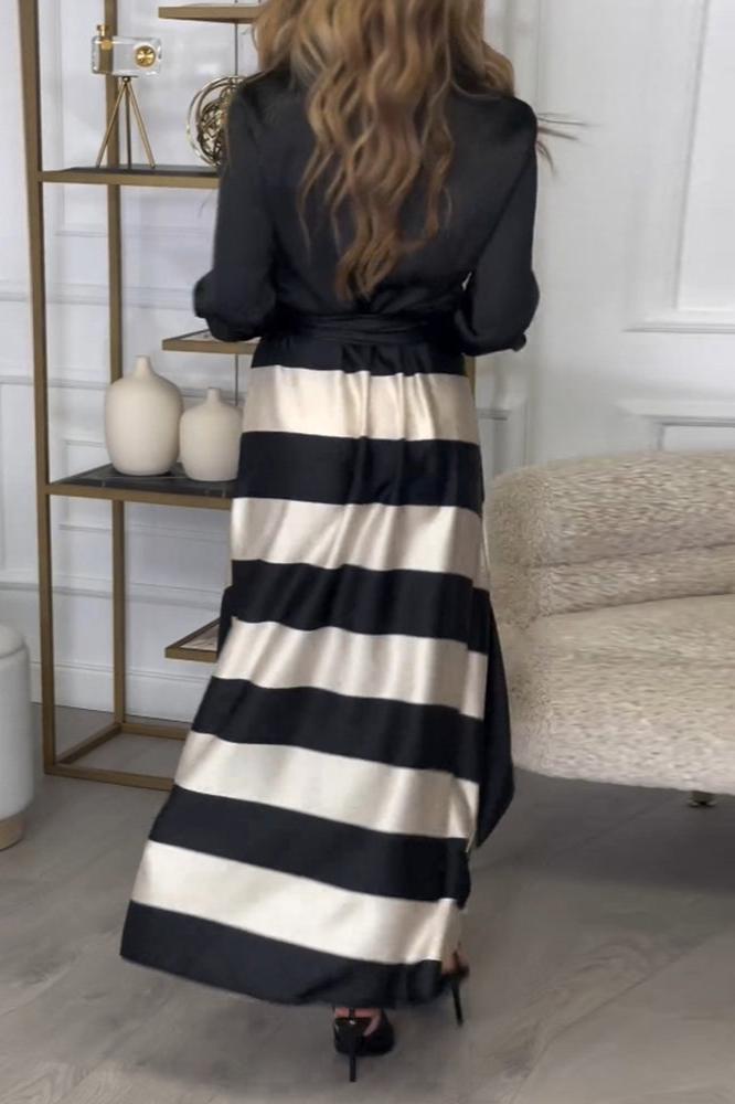 Kenda | Elegantes Streifenkleid
