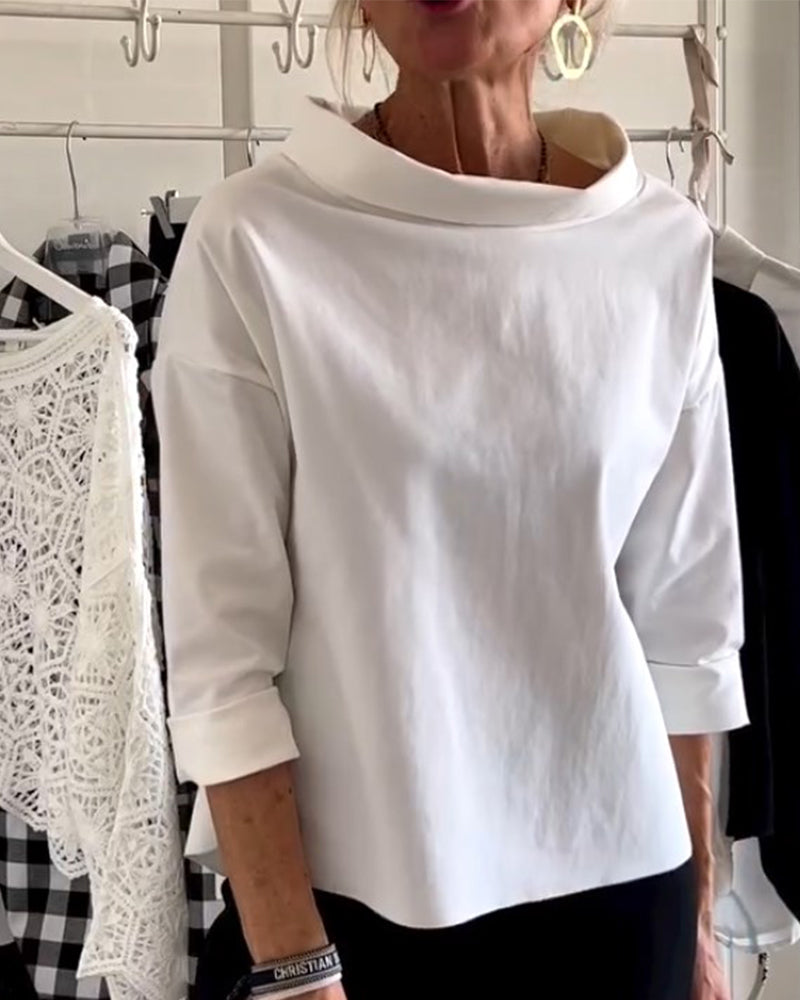 WIEBKE I BEQUEME 3/4-ÄRMEL-BLUSE