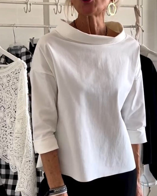 WIEBKE I BEQUEME 3/4-ÄRMEL-BLUSE