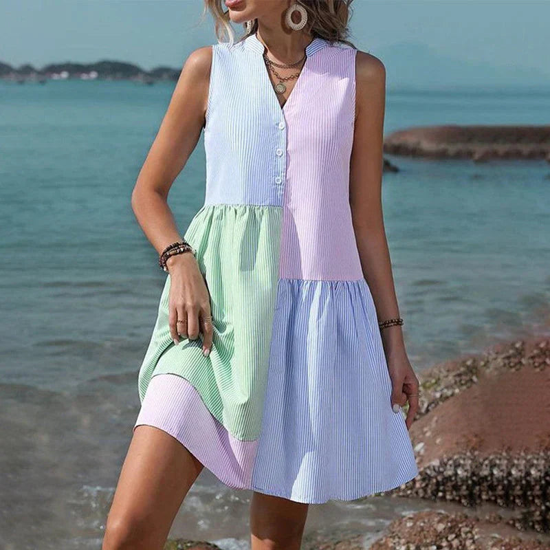 Elisa™ - Patchwork Sommerkleid