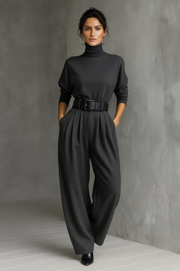 Melian | Jumpsuit mit Rollkragen